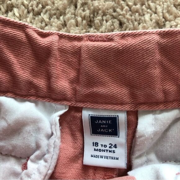 Janie and Jack Shorts Baby Boy 18-24 Mos Pink - Picture 3 of 7